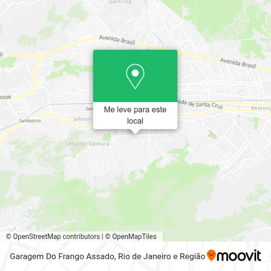 Garagem Do Frango Assado mapa