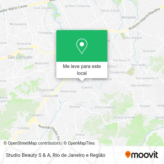 Studio Beauty S & A mapa