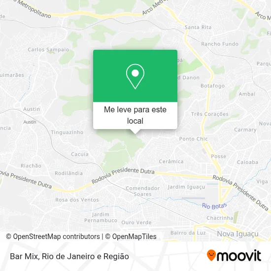 Bar Mix mapa