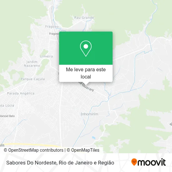Sabores Do Nordeste mapa