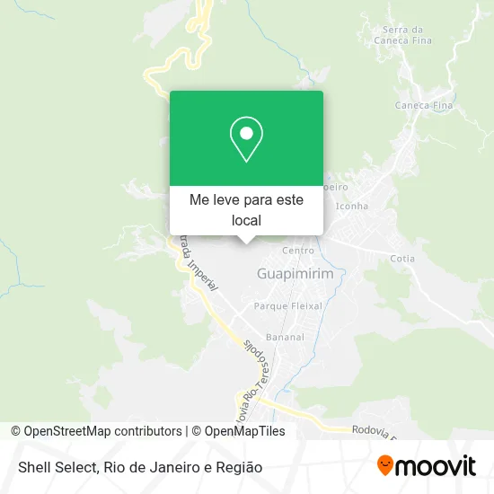 Shell Select mapa