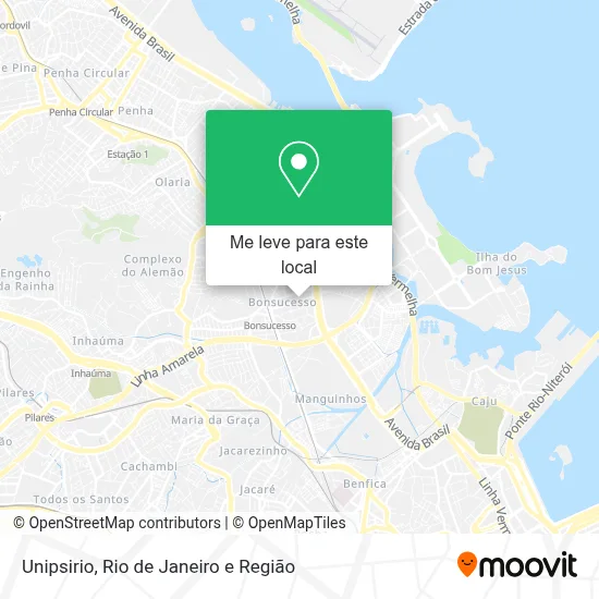 Unipsirio mapa
