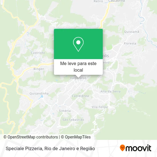 Speciale Pizzeria mapa