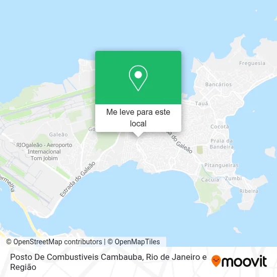 Posto De Combustiveis Cambauba mapa