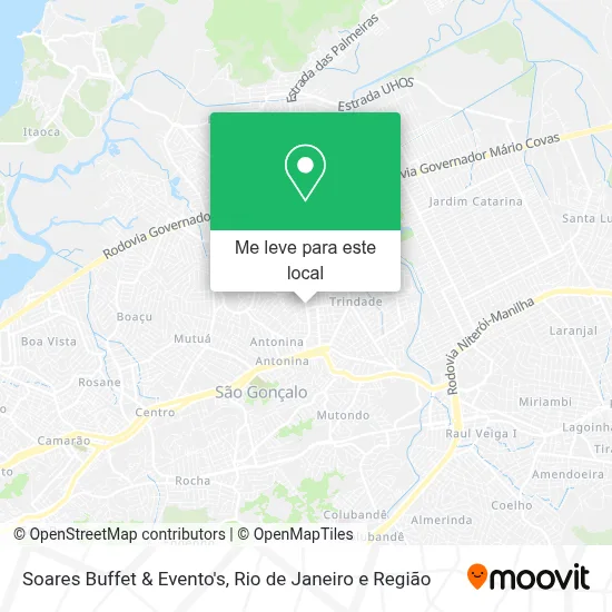 Soares Buffet &  Evento's mapa