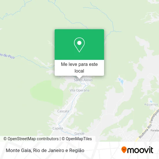 Monte Gaia mapa