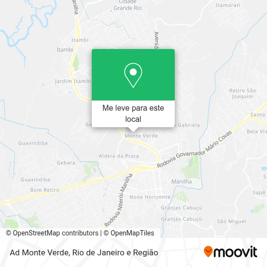 Ad Monte Verde mapa