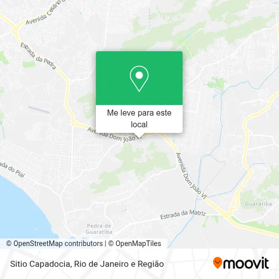 Sitio Capadocia mapa