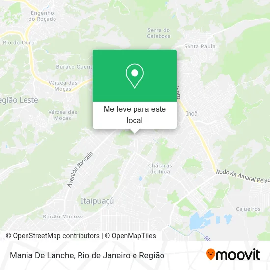 Mania De Lanche mapa