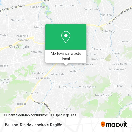Beliene mapa