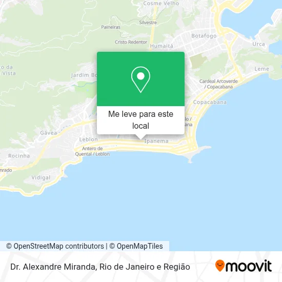 Dr. Alexandre Miranda mapa
