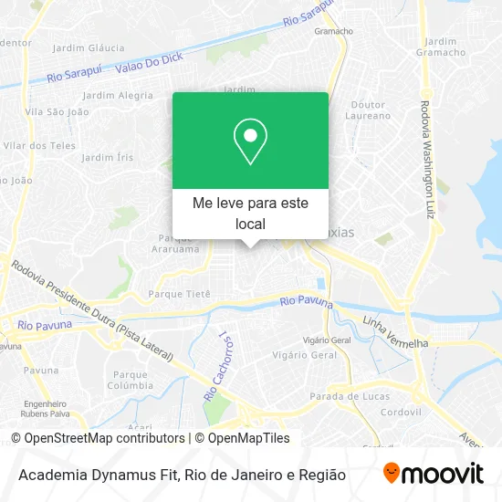 Academia Dynamus Fit mapa