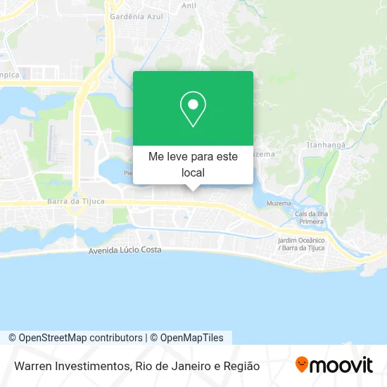 Warren Investimentos mapa