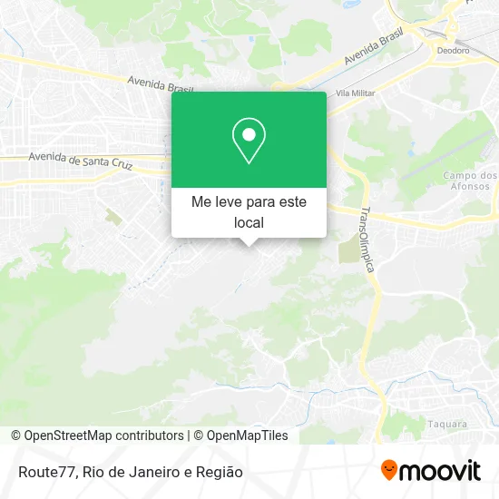 Route77 mapa