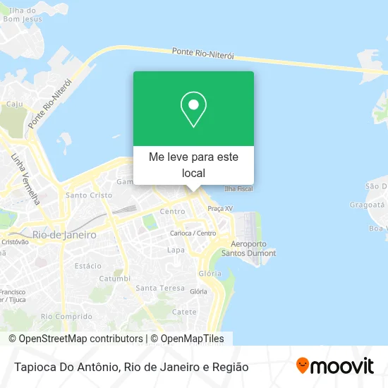 Tapioca Do Antônio mapa