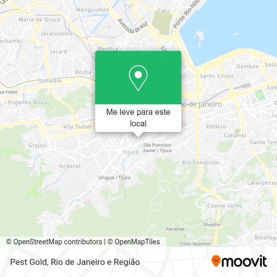 Pest Gold mapa