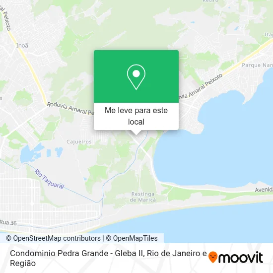 Condominio Pedra Grande - Gleba II mapa