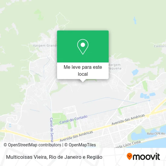Multicoisas Vieira mapa