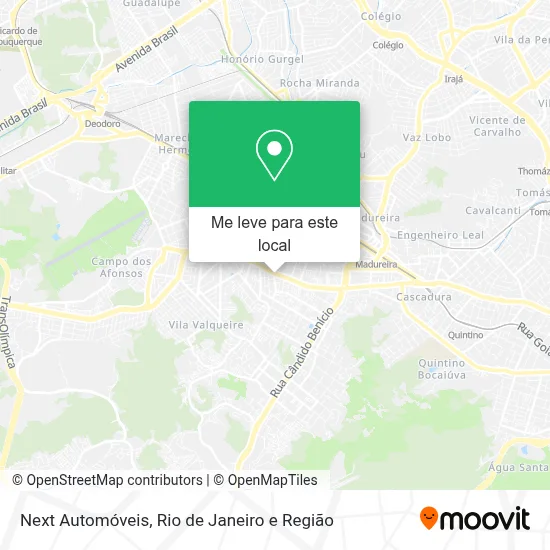 Next Automóveis mapa
