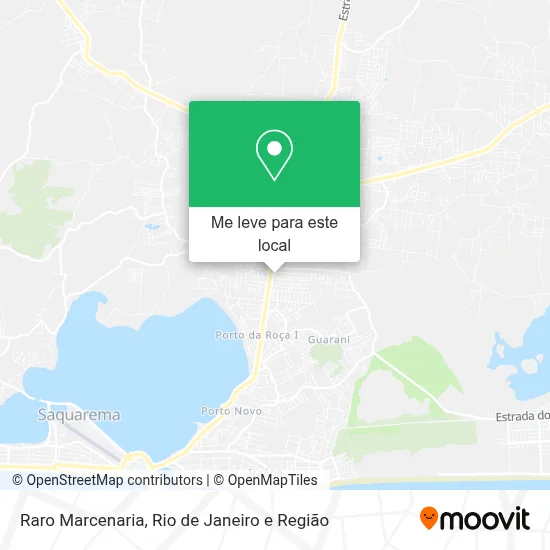 Raro Marcenaria mapa