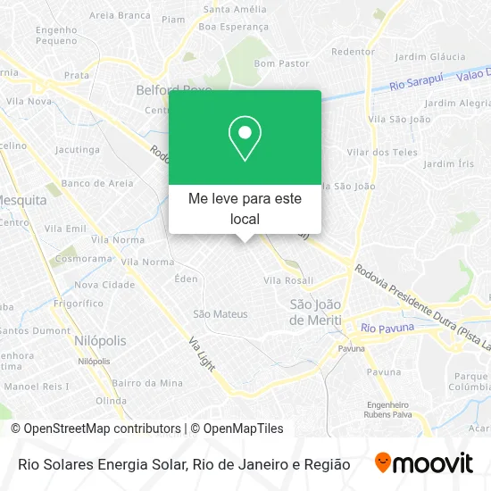 Rio Solares Energia Solar mapa