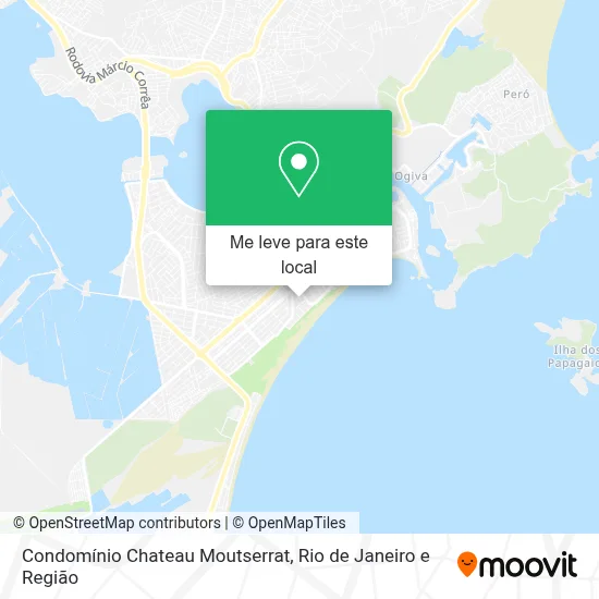 Condomínio Chateau Moutserrat mapa