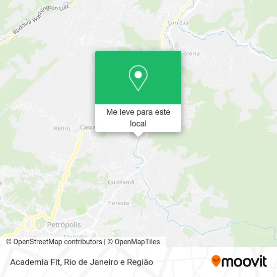 Academia Fit mapa