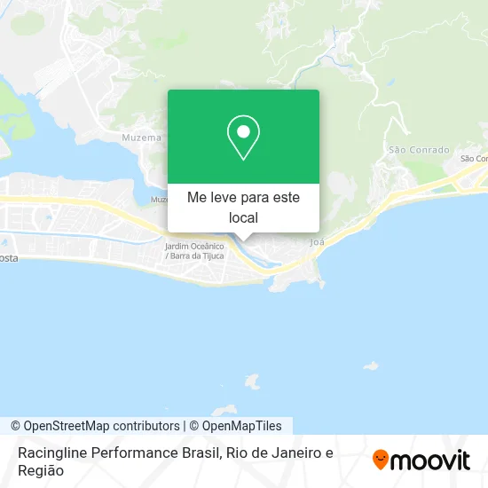 Racingline Performance Brasil mapa