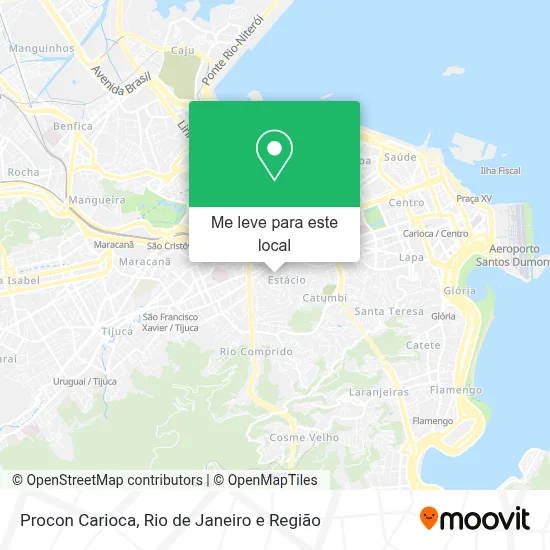 Procon Carioca mapa