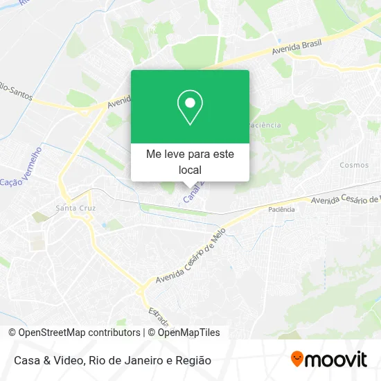 Casa & Video mapa
