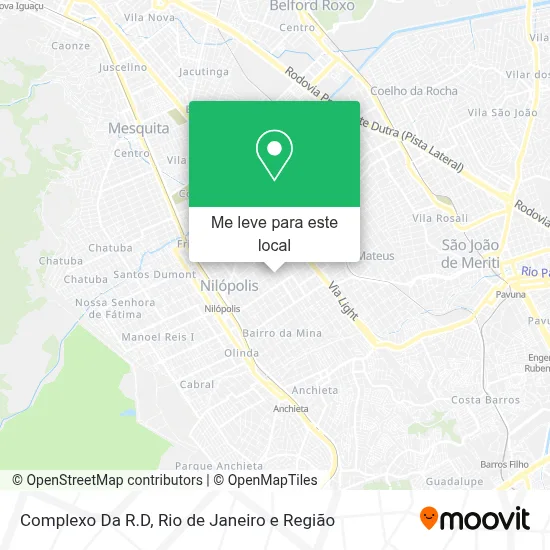 Complexo Da R.D mapa