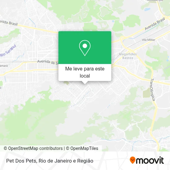 Pet Dos Pets mapa