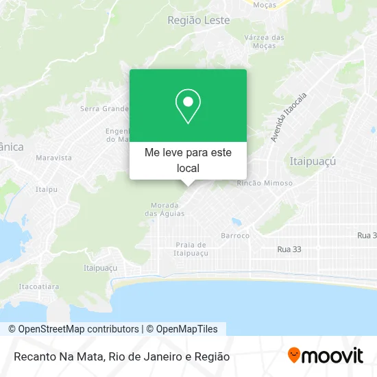 Recanto Na Mata mapa