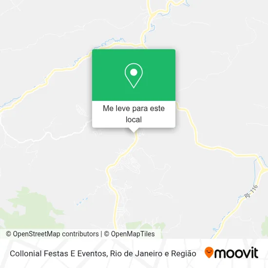 Collonial Festas E Eventos mapa
