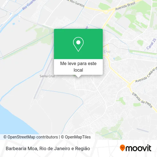 Barbearia Moa mapa