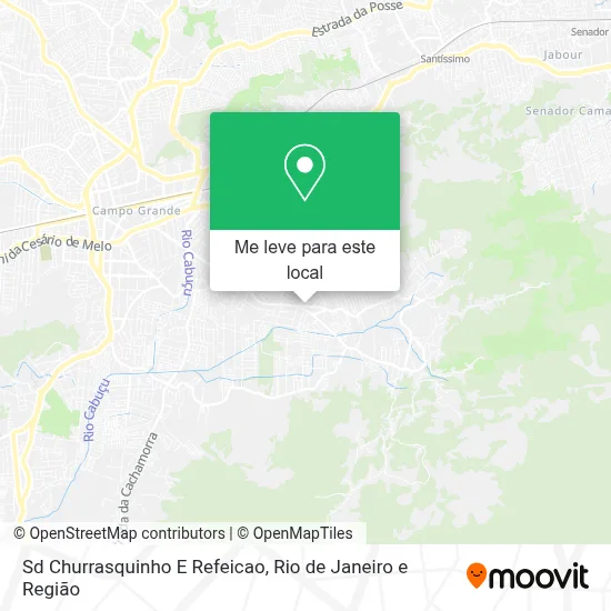 Sd Churrasquinho E Refeicao mapa
