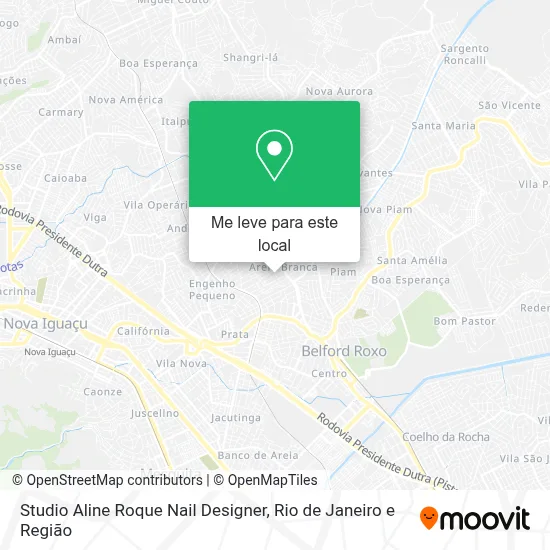 Studio Aline Roque Nail Designer mapa