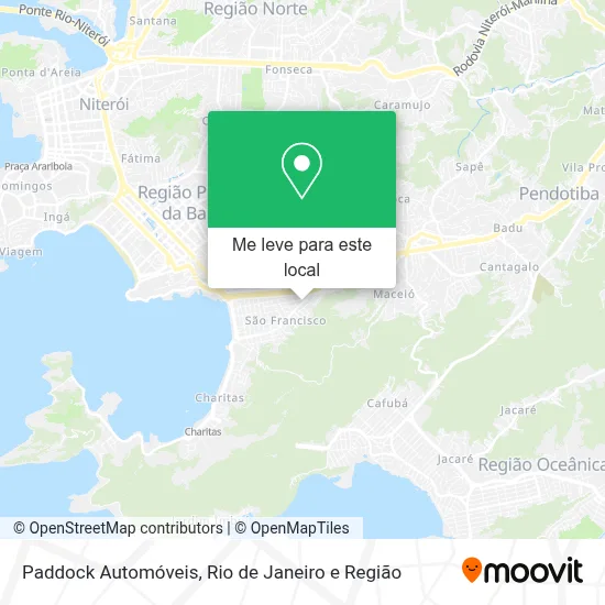 Paddock Automóveis mapa