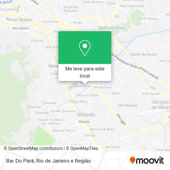 Bar Do Pará mapa