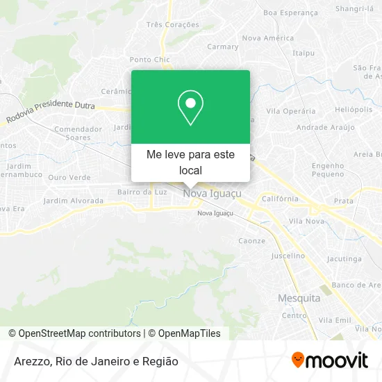 Arezzo mapa