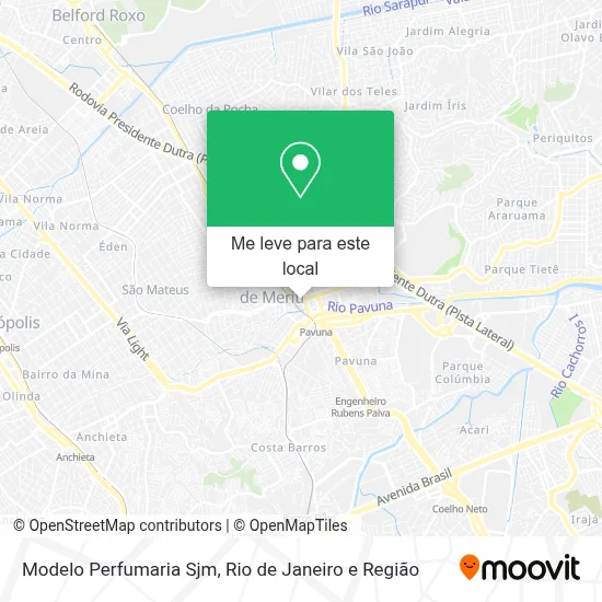 Modelo Perfumaria Sjm mapa