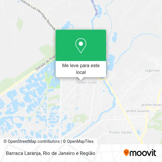 Barraca Laranja mapa