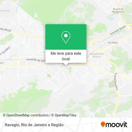 Ravagio mapa