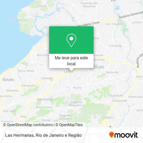 Las Hermanas mapa