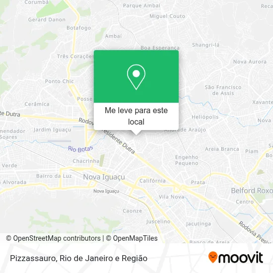 Pizzassauro mapa