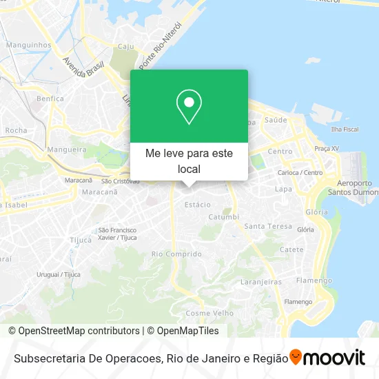 Subsecretaria De Operacoes mapa