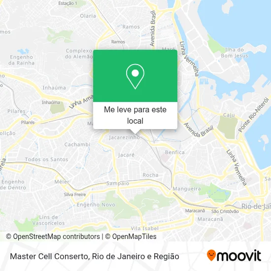 Master Cell Conserto mapa