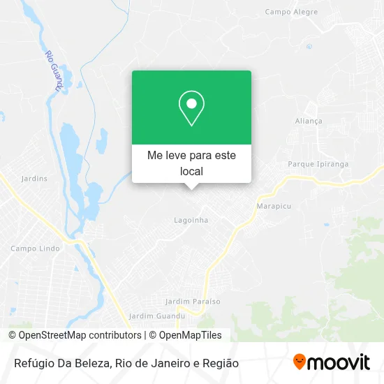 Refúgio Da Beleza mapa