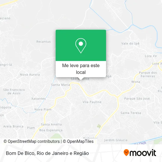 Bom De Bico mapa