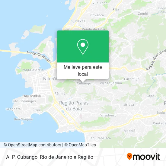 A. P. Cubango mapa